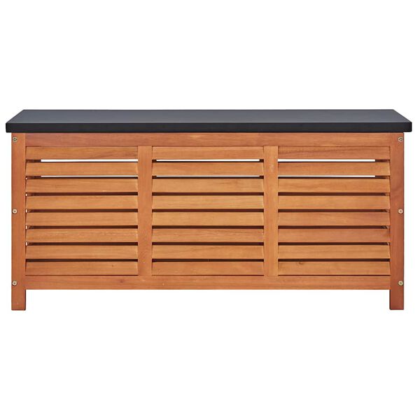 vidaXL Garden Storage Box 117x50x55 cm Solid Eucalyptus Wood