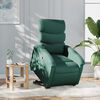 vidaXL Stand up Recliner Chair Dark Green Fabric