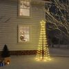 vidaXL Christmas Cone Tree Warm White 108 LEDs 70x180 cm