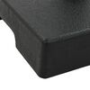 vidaXL Parasol Base Square Polyresin 8 kg Black