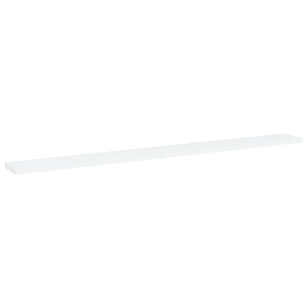 vidaXL Bookshelf Boards 4 pcs White 100x10x1.5 cm Engineered Wood