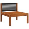vidaXL 2 Piece Garden Lounge Set with Cushions Wood Acacia&Rope