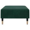 vidaXL Footstool Dark Green 77x55x31 cm Velvet