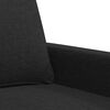 vidaXL 2-Seater Sofa Black 120 cm Fabric