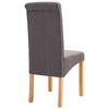 vidaXL Dining Chairs 4 pcs Taupe Fabric