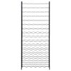 vidaXL Wine Rack for 96 Bottles Black Iron
