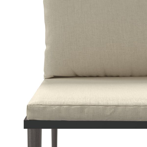 vidaXL 9 Piece Garden Lounge Set with Cushions Grey Poly Rattan