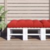 vidaXL Pallet Cushion Red 120x80x12 cm Fabric