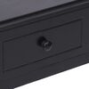 vidaXL Writing Desk Black 110x45x76 cm Wood