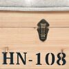 vidaXL Storage Bench 110 cm Solid Wood Fir