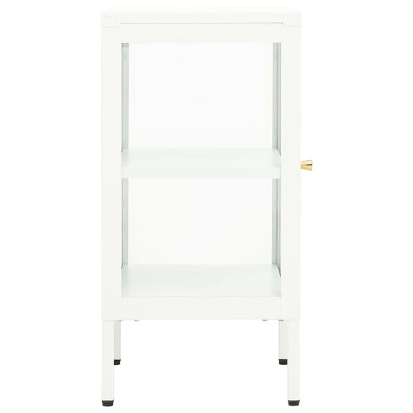 vidaXL Sideboard 38x35x70 cm Metal and Glass