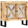vidaXL Sideboard 80x30x76 cm Solid Mango Wood