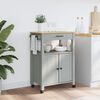 vidaXL Kitchen Trolley MONZA 60x40x90 cm Solid Wood Pine