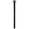 vidaXL Dining Table Legs X-Shaped 2 pcs Black 57x(72-73) cm Steel
