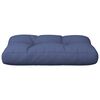 vidaXL Pallet Cushion Navy Blue 60x40x12 cm Fabric