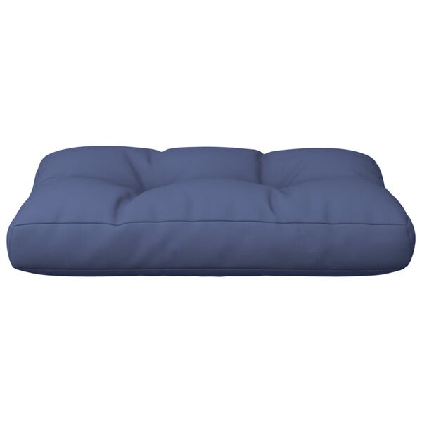 vidaXL Pallet Cushion Navy Blue 60x40x12 cm Fabric
