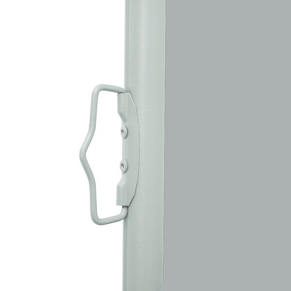 vidaXL Patio Retractable Side Awning 120x500 cm Grey