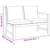 vidaXL 7 Piece Garden Dining Set with Cushions Solid Wood Acacia