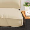vidaXL Cushion Set 3 pcs Beige Oxford Fabric