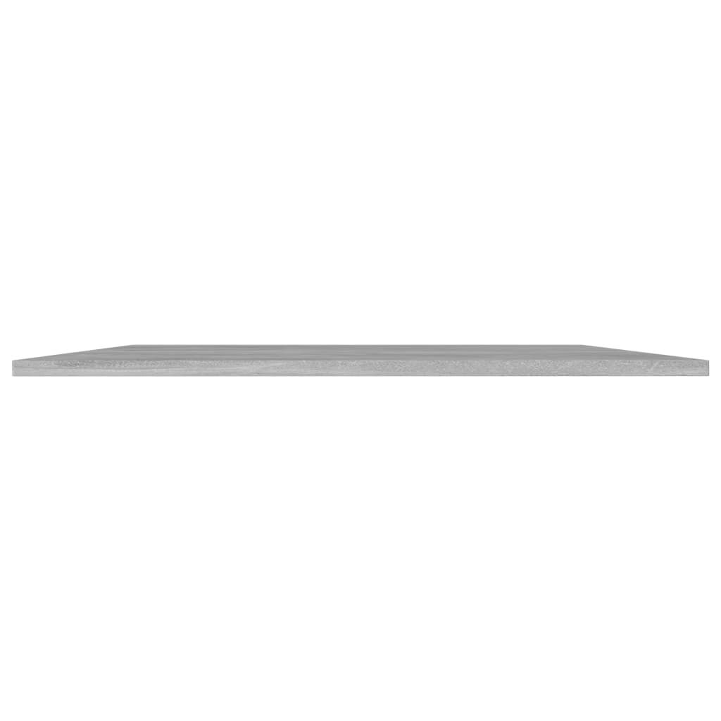 vidaXL Bookshelf Boards 8 pcs Concrete Grey 80x30x1.5 cm Engineered Wood