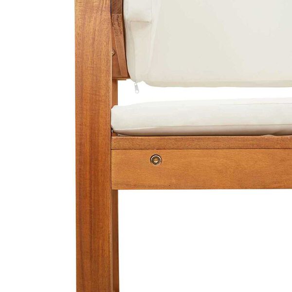 vidaXL Garden Bench Set 5 pcs Brown Solid acacia wood