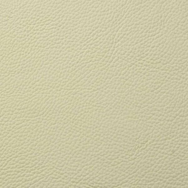 vidaXL Recliner Chair Cream Real Leather