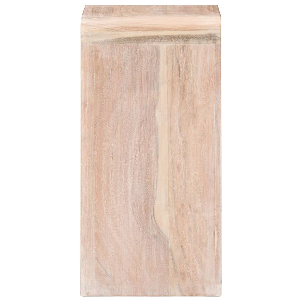 vidaXL Bedside Table 40x30x60 cm Solid Acacia Wood