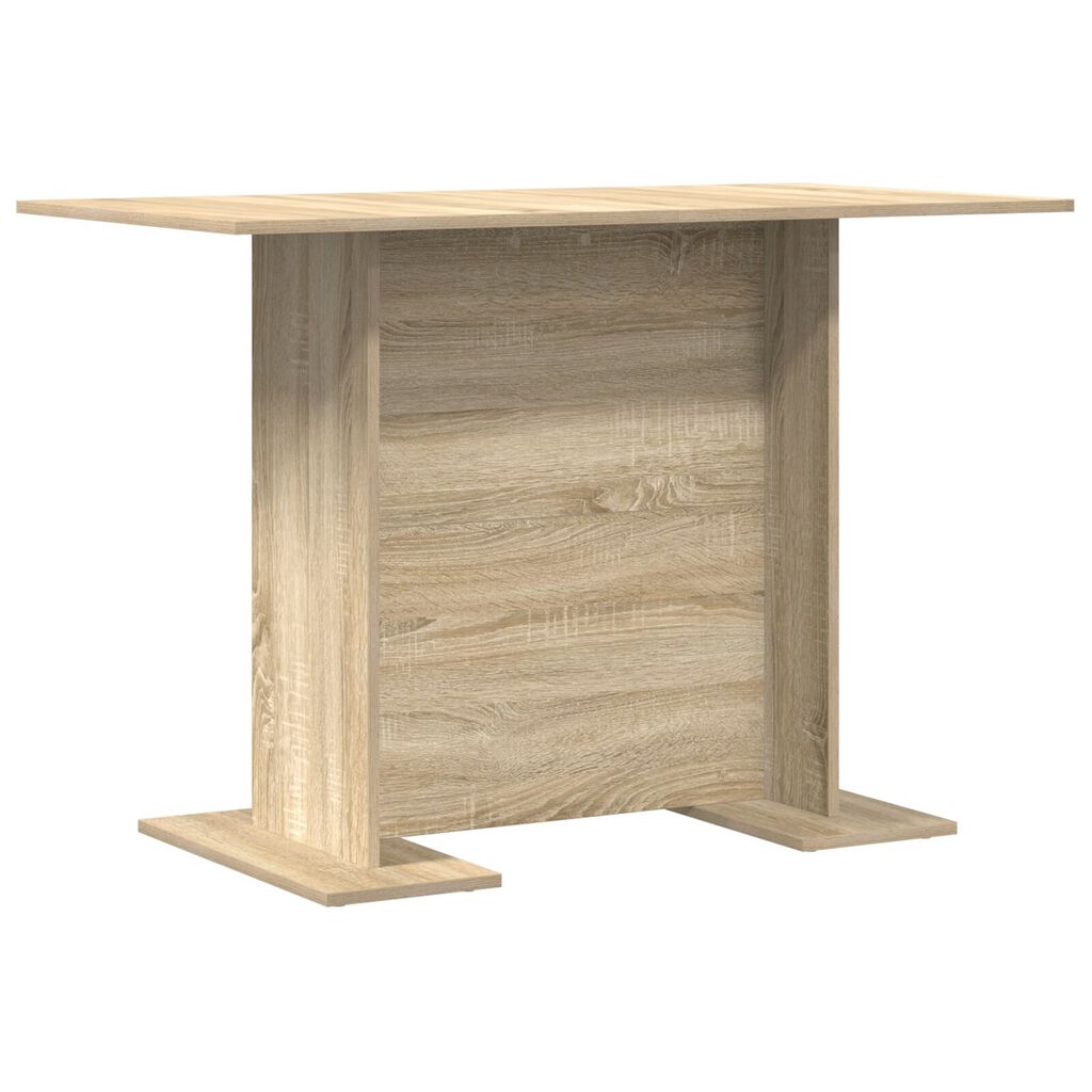 vidaXL Dining Table Sonoma Oak 110x60x75 cm Engineered Wood