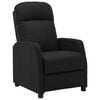 vidaXL Electric Recliner Chair Black Faux Leather