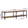 vidaXL TV Cabinet 150x30x41 cm Solid Wood Mango