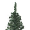 vidaXL Corner Artificial Pre-lit Christmas Tree Green 150 cm PVC