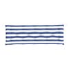 vidaXL Garden Bench Cushions 2 pcs Blue&White Stripe 150x50x7 cm Fabric