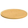 vidaXL Chopping Boards 6 pcs &Oslash;40x1.5 cm Bamboo