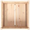 vidaXL Garden Planter 70x70x70 cm Solid Wood Pine