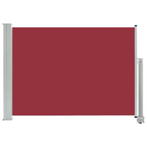 vidaXL Patio Retractable Side Awning 80x300 cm Red