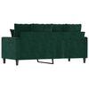 vidaXL 2-Seater Sofa Dark Green 140 cm Velvet