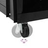 vidaXL Welding Trolley Black 90 x 46 x 96 cm Steel