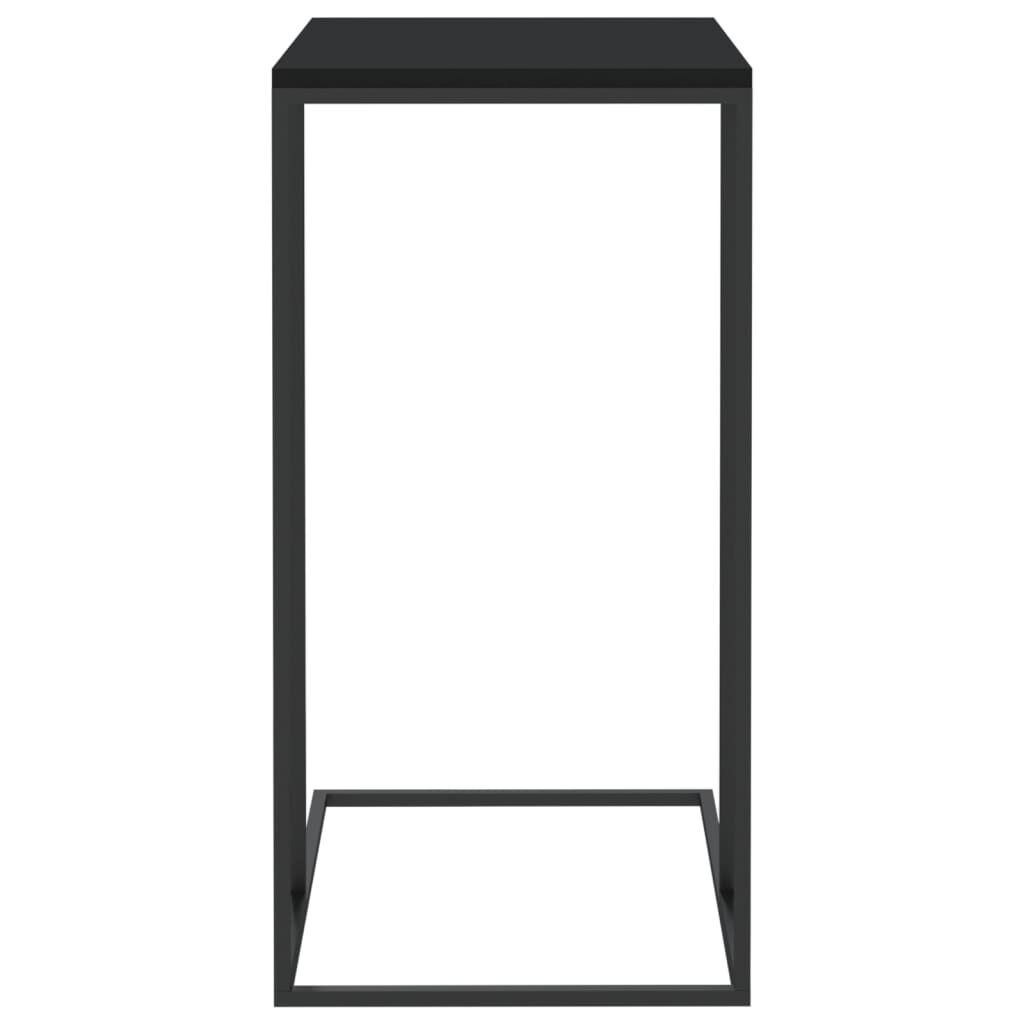 vidaXL Side Table Black 40x30x59 cm Engineered Wood
