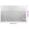 vidaXL Floating PE Solar Pool Film 450x220 cm Grey