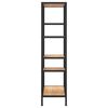 vidaXL Book Shelf 80x30x120 cm Steel and Engineered Wood