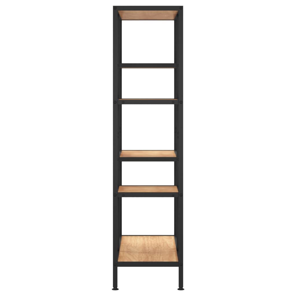 vidaXL Book Shelf 80x30x120 cm Steel and Engineered Wood