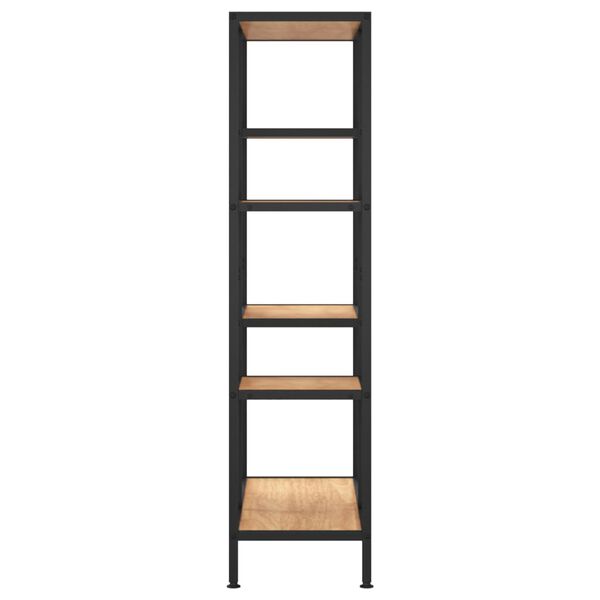 vidaXL Book Shelf 80x30x120 cm Steel and Engineered Wood