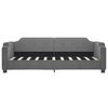 vidaXL Daybed with Trundle without Mattress Dark Grey 100x190 cm