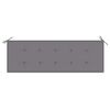 vidaXL 3-Seater Garden Bench with Cushion 150 cm Solid Eucalyptus Wood