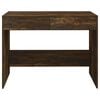 vidaXL Desk Smoked Oak 101x50x76.5 cm Engineered Wood