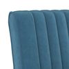 vidaXL Slipper Chair Blue Velvet