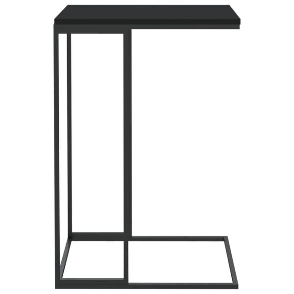 vidaXL Side Table Black 40x30x59 cm Engineered Wood