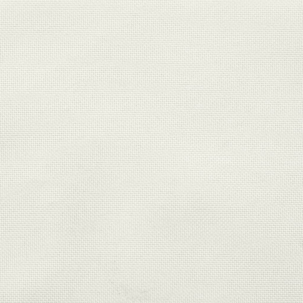 vidaXL Lowback Chair Cushions 2 pcs Melange Cream 100x50x4 cm Fabric