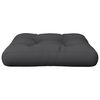 vidaXL Pallet Cushion Black 58x58x10 cm Fabric