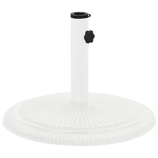 vidaXL Umbrella Base White 45x45x30 cm Cast Iron